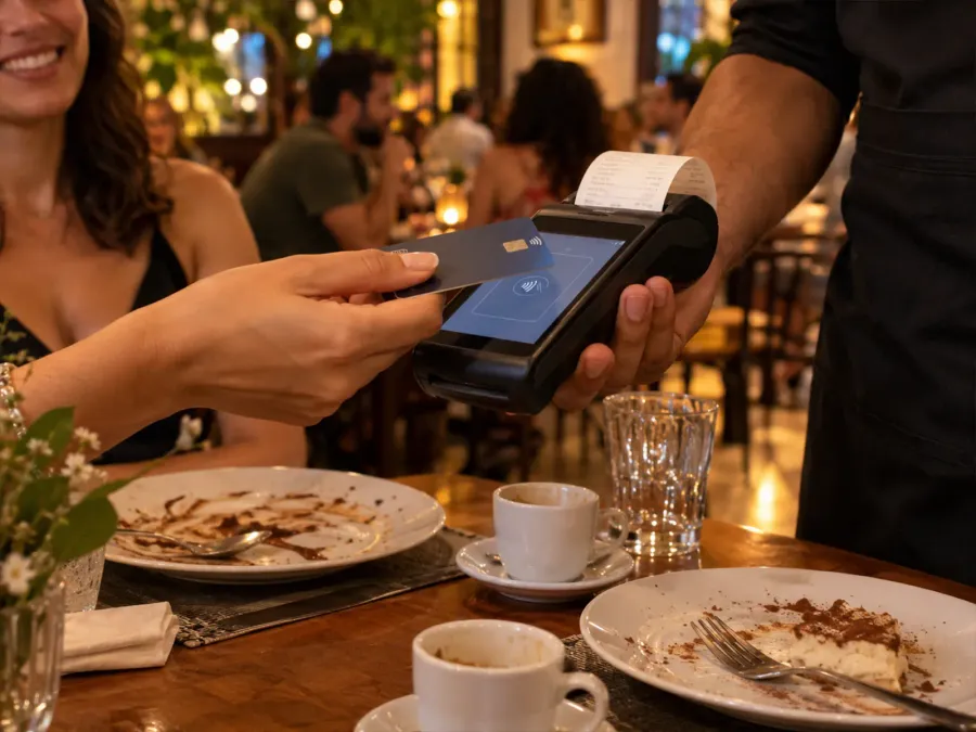 SmartPOS do Sischef no fechamento