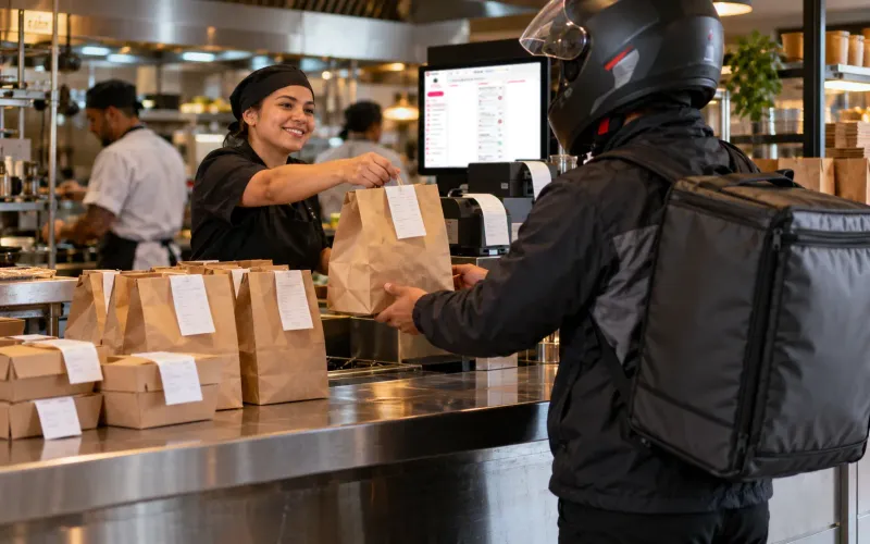 Delivery no PDV do Sischef