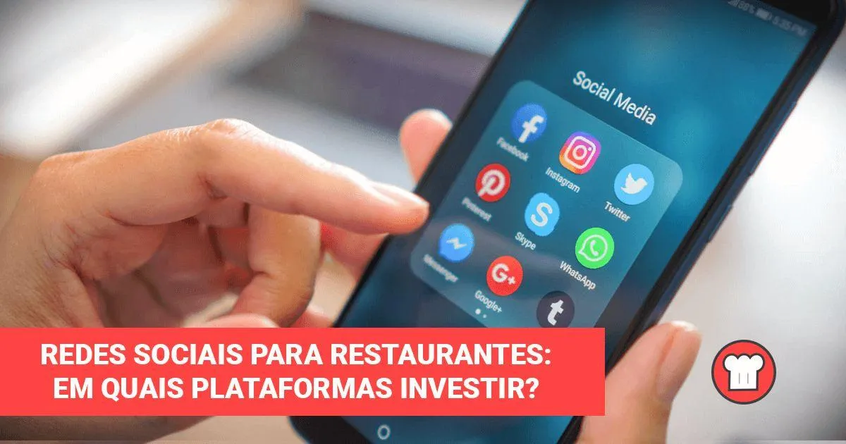 redes sociais para restaurantes