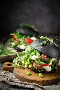 Imagem de hamburguer vegetariano