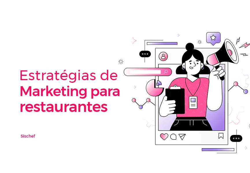 Mulher mexendo nas redes sociais com sinais de gráficos