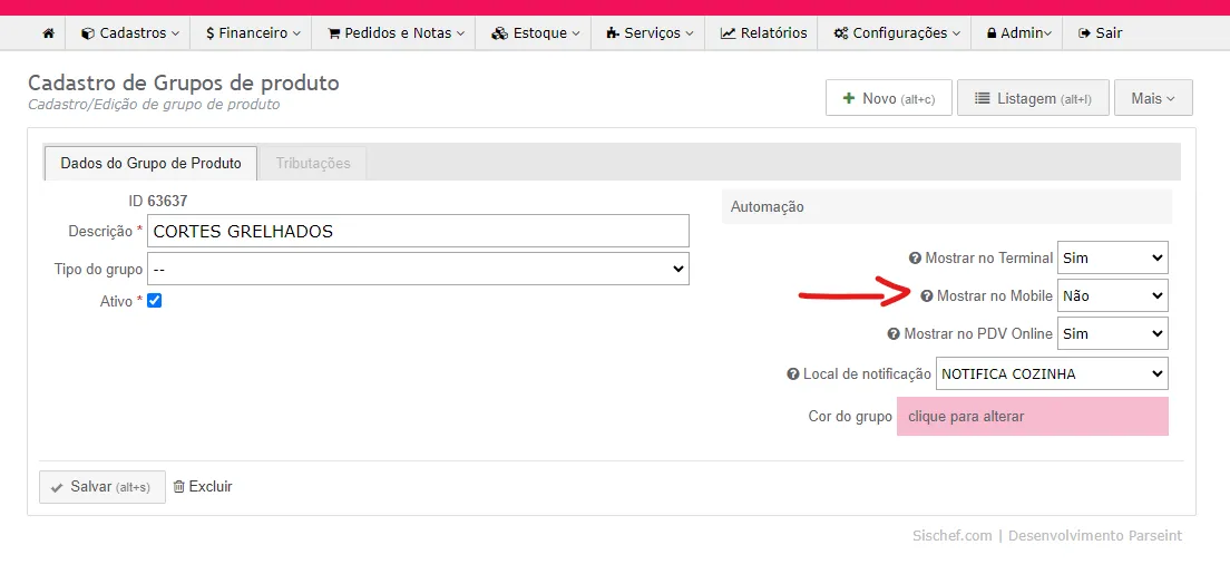 Novidade PDV Online Sischef