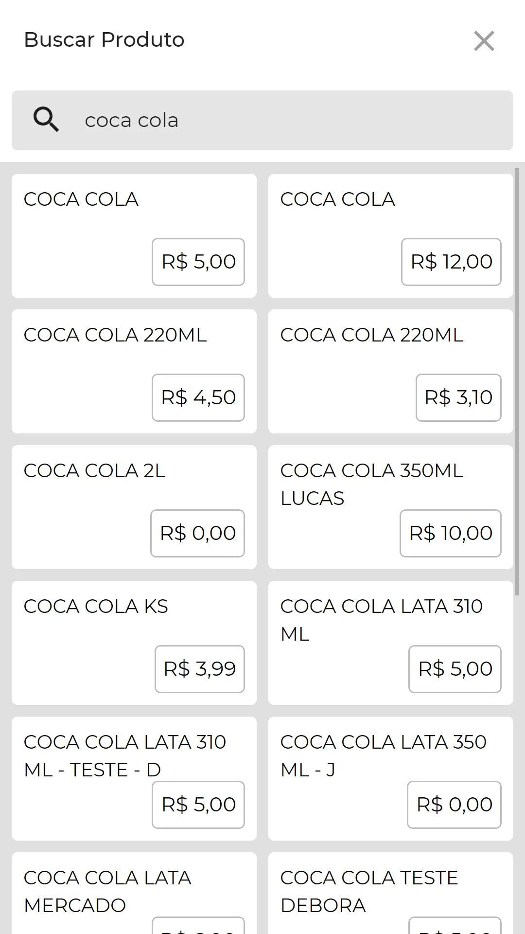 Lançamentos do pedidos via smartphone no PDV Online