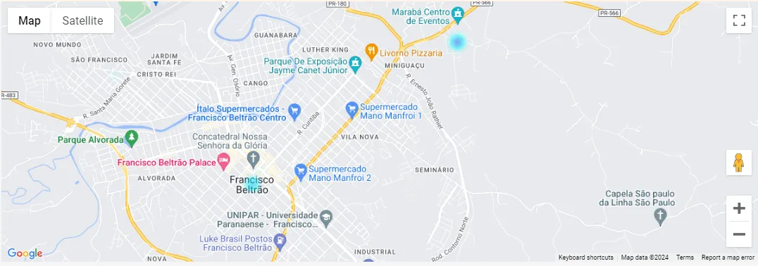 mapa de calor Sistema PDV para hamburgueria